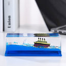 Relief Float Decoration Cruise Ship Fluid Liquid Drift Bottle Hourglass Desktop