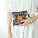 DIY Butterfly Special Shaped Diamond Painting Novelty Wristlet Bags Women Wallet