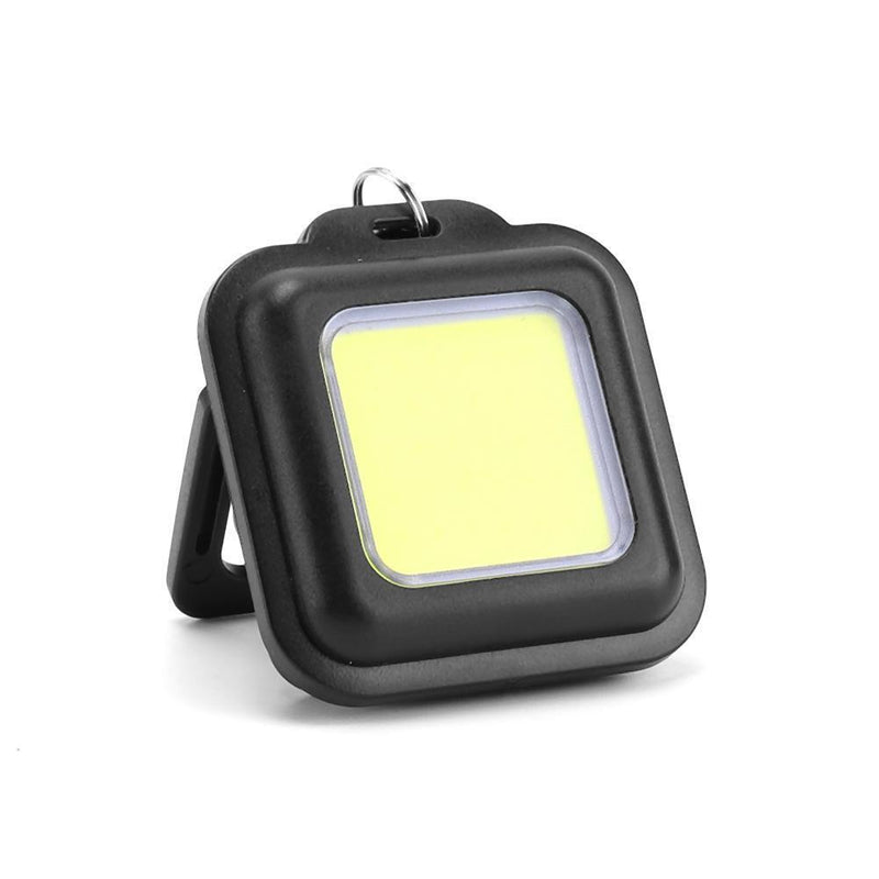 Portable Keychain Lights COB LED USB Rechargeable Camping Emergency Lamp