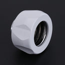 G1/4 Thread Quick Fixing Hard Tube Connector for PC Water Cooling(White)