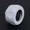 G1/4 Thread Quick Fixing Hard Tube Connector for PC Water Cooling(White)