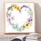 Flower Love Garland Oil Paint By Numbers Kits Picture Wall DIY Home Decor