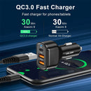 QC3.0 Fast Charging Phone Charger Socket Power Adapter Car USB Charger Socket