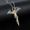 Men Women Glow In The Dark Chain Luminous Dragon Sword Necklace Choker Pendant