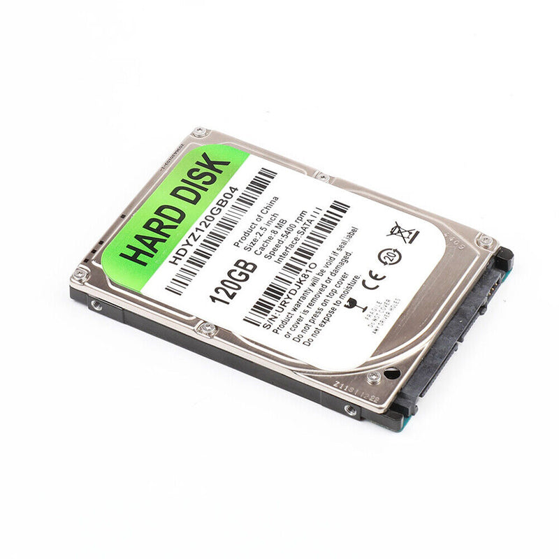 120GB Internal HDD 2.5 inch SATA III 5400RPM Hard Drive for Laptop Computer