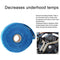 5m Thermal Exhaust Pipe Wrap Heat Resistant Cloth for Car Motorcycle (Blue)