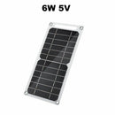 Travel Mobile Power Bank Solar Panel Charger With USB Port Emergency Survival