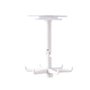 Rotated Kitchen Hooks Adhesive Wall Door Clothes Bag Hanger Racks (White) Newly