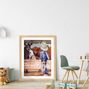 5D Diamond Painting Cowboy Full Round Diamond Rhinestone Set