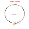 Women Crystal Bead Clavicle Jewelry Choker Chain Collar Necklace Buckle Flower