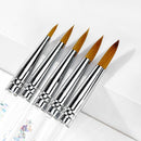 Painting Pen Nail Art Brush 100% Nylon For Acrylic Powder Acrylic Nail Brush