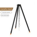 Outdoor Camping Picnic Grill Bonfire Stand Tripod Cooking Pot Hanging Chain Set