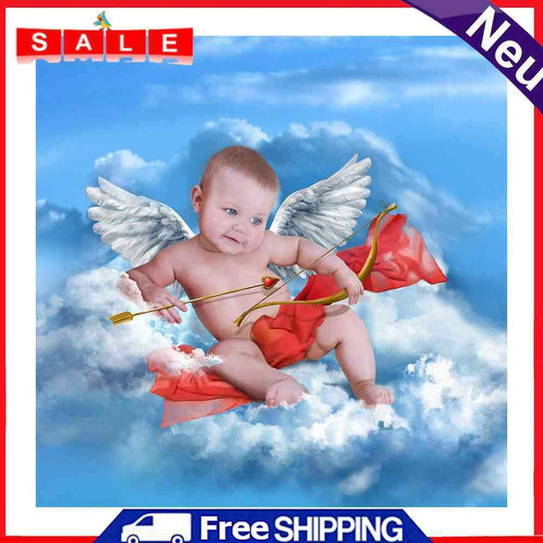 seawang DIY 5D Diamond Embroidery Painting Love Boy Wings Full HSS Cross Stitch