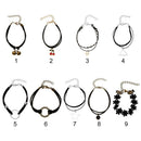 Charm Black Chain Hollow Lace Bracelet Flower For Lace Hollow Bracelet Pendant