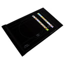26x46 inch Puzzles Mat Roll Jigsaw Felt Playmat for Up to 1500pcs (Black)