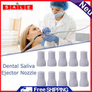 10pcs Dental Weak Suction Tips Replacement Parts Dental Weak Suction Valve Grey