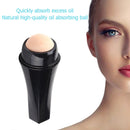Volcanic Stone Face Oil Absorbing Roller T-Zone Oil Removing Ball (Black)
