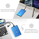 Aluminum Alloy 2.5"" External HDD SSD Box USB SATA3.0 Hard Drive Disk 6GB