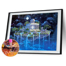 Diamond Painting Moonlight City Full Round Drill Picture of Rhinestone Draw