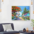 Seaside Scenery Oil Paint By Numbers DIY Acrylic Painting Home Decoration G