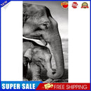 Elephant Mom and Kid Oil Paint By Numbers Kit DIY Acrylic Painting Picture