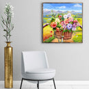 Partial Special-shaped Diamond Painting Kits Bike Flowers Mosaic Crafts (YXC0