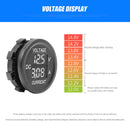 D6 Digital Voltmeter Ammeter Volt Current Panel Meter for Car Truck (Green)