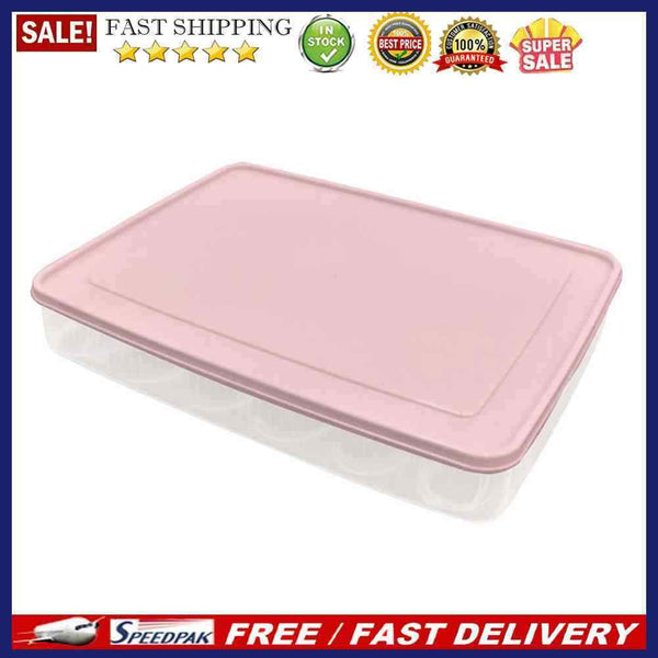 Refrigerator Egg Storage Box Fresh Keeping Egg Tray Holder Organizer for Kitchen