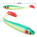 Stable 9cm 5g Carp T Tail Worm Fishing Lures Swimbait Silicone Soft Bait