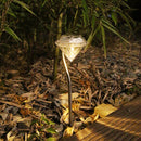 4x Solar Diamond Light LED Outdoor Garden Lawn Park Path Decor Lamp (Warm) Newly
