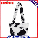 Plush Crossbody Bag Women Winter Fashion Shoulder Fluffy Animal Pattern Handbags