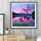 5D DIY Diamond Painting Butterfly Lake Full Round Drill Embroidery Craft Kits