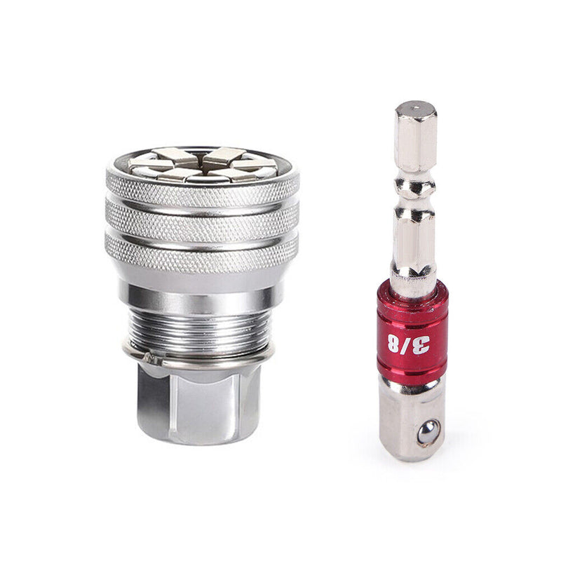 Portable 10-19mm Sleeve Socket Head Multifunctional Adjustable Torque Wrench Set