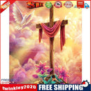 5D DIY Full Round Drill Diamond Painting Cross Series Abstract Home Decor