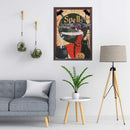 Full Cross Stitch 11CT Halloween Witch Printed Wall Art Crafts Home Decorations