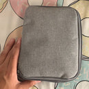 4 Grid Smart Watch Strap Storage Bag Travel Watchband Charging Cable Organizer