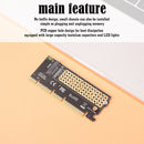 Computer NVME M.2 to PCI-E 16X Riser Card M-key M.2 PCIE X16 Expansion Extender