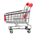 Mini Supermarket Handcart Shopping Utility Cart Mode Storage Basketball Phone Holder