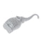 Silicone Elephant Shape Mug Cup Loose Leaf Herb Filter Tea Infuser (Gray) Newly