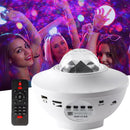 Galaxy Projector Starry Sky Night Light Ocean Star Party Speaker LED Lamps RC