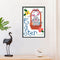 14CT Stamped Cross Stitch Kits DIY Cartoon Easter Artwork for Home Decor Gift
