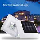 Lighting Solar Square Sink Light 6led Solar Fence Light Wall Lights Solar Lamps