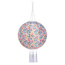 Round Hanging Waterproof Lamp Solar Powered for Wedding Xmas Event Ornaments