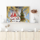 Christmas Gnome Oil Paint By Number Kits Canvas Drawing DIY Home Decoration