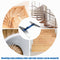 Stair gauge measuring ruler for stair steps partitions