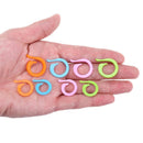20pcs Colorful Plastic Pens Sweater Brand Buckle Needle Knitting Hand Tools g