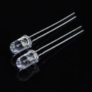 100Pcs 5mm White Ultra-Bright LED Light Lamp Emitting Diodes 15000MCD