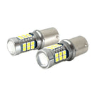 1 Pair S25 1156 BA15S 3030 27SMD LED Car Bulbs for Reverse Turn Signal Light