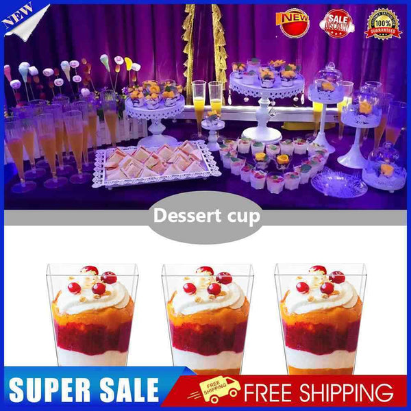 160ml Parfait Tumbler Reusable Clear Cup Space Saving for Jelly Mousse Ice