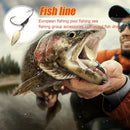 Soft Worm Hooks Fishing Lead Crank Hook Lead Metal Spoon Sequins Lures Baits